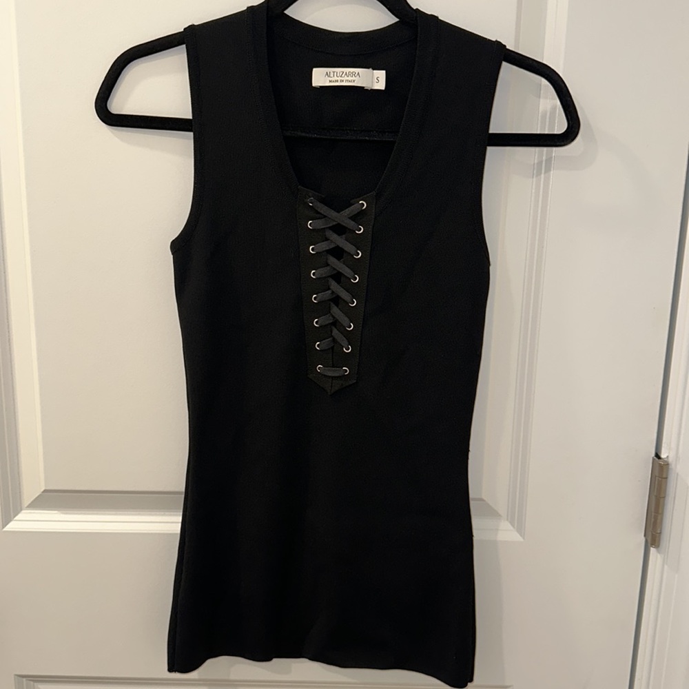 Altuzarra tied ribbed tank